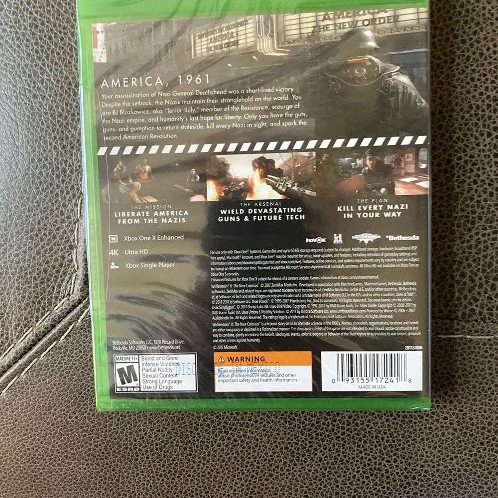 Wolfenstein II: The New Colossus - Microsoft Xbox One